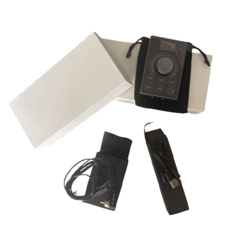 3000MAH Black 0.1V Adjustment Wireless Power Supply for Tattoo Semi Pmu Machine