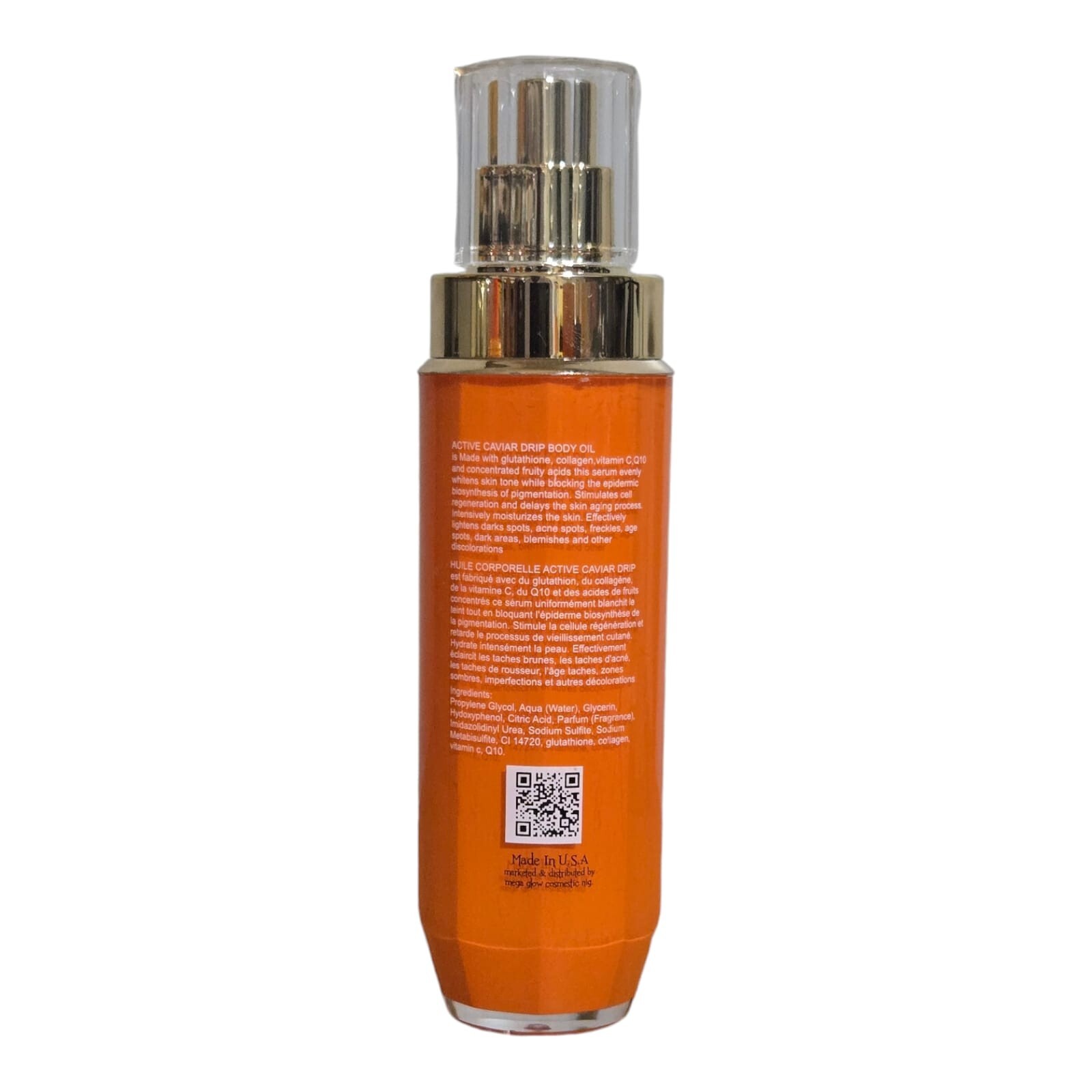 Active caviar drip Vitamin C & Tumeric Lotion 444ml, Oil 100ml And Face Cream