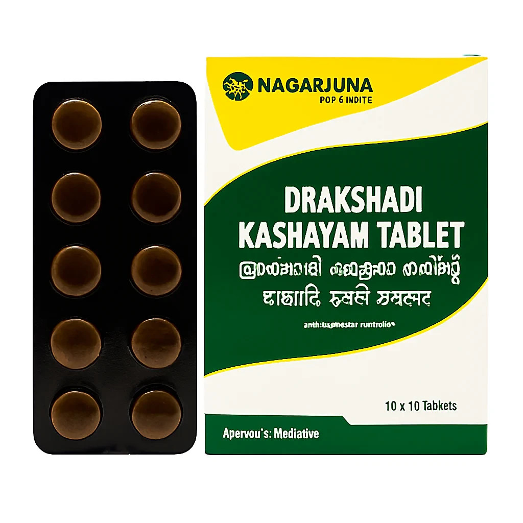 Nagarjuna Drakshadi Kashayam 100 Tablet | Support Dizziness | FREE SHIPPING