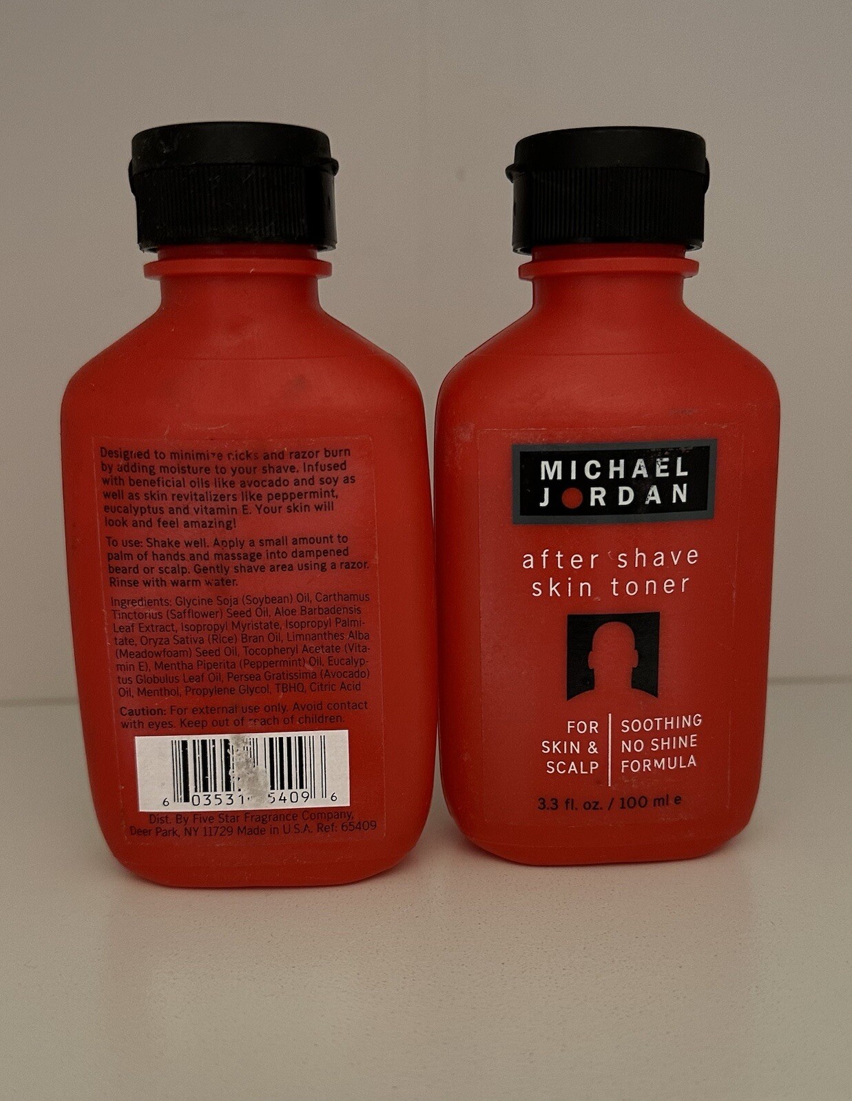 Michael Jordan Combo After Shave Skin Toner Skin & Scalp & Easy Glide Shave Oil