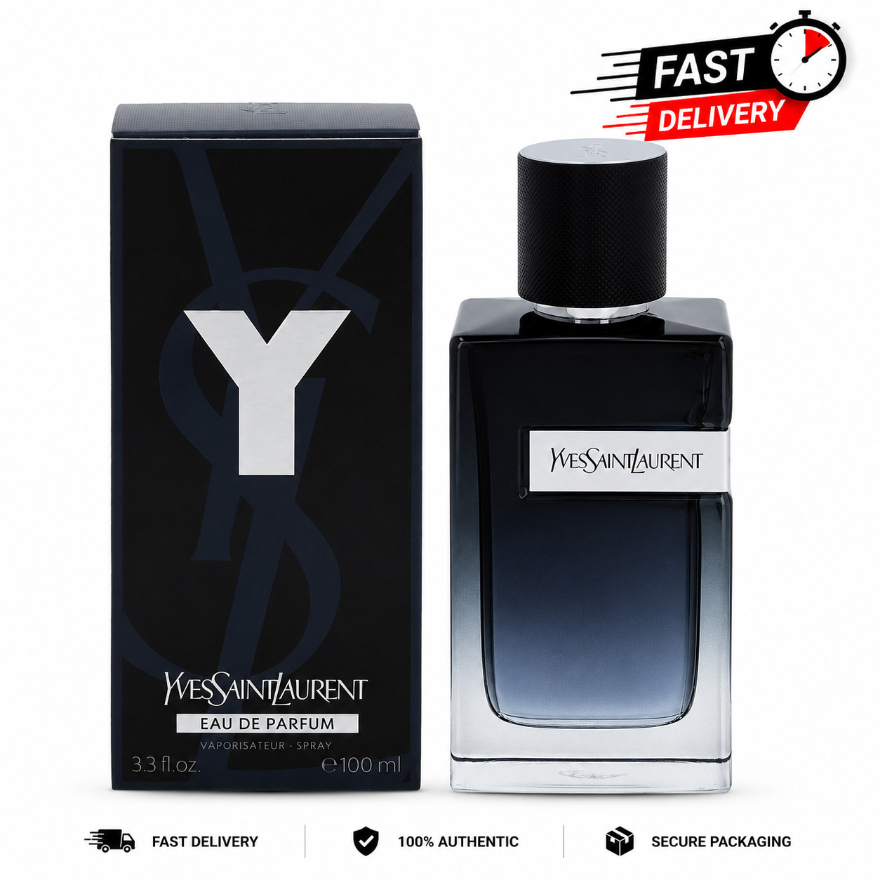 Y Eau de Parfum Spray for Men 3.3 oz / 100ml Sealed Retail Box