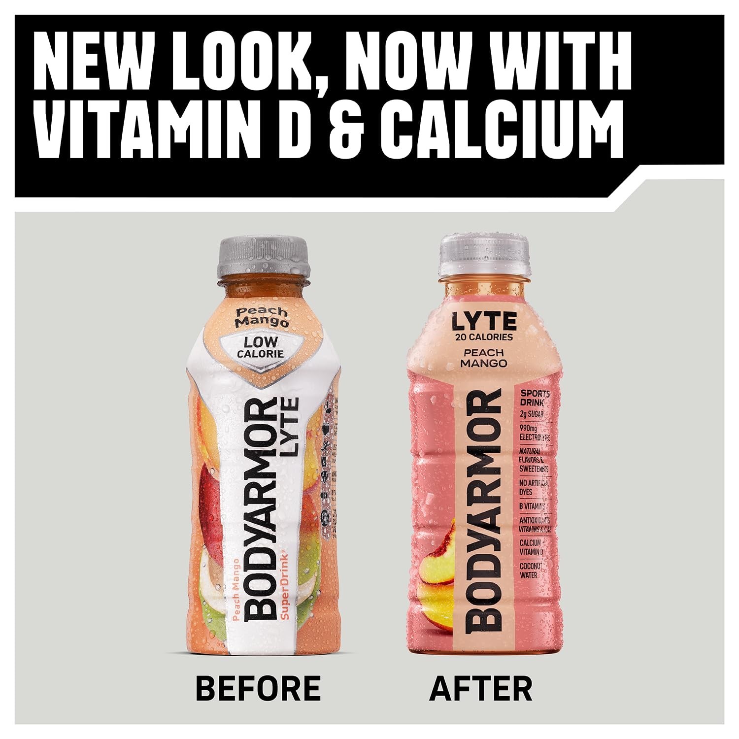 LYTE,Peach Mango,Electrolyte Drink,20 Calories,16 Fl Oz Bottles,Coconut Water…