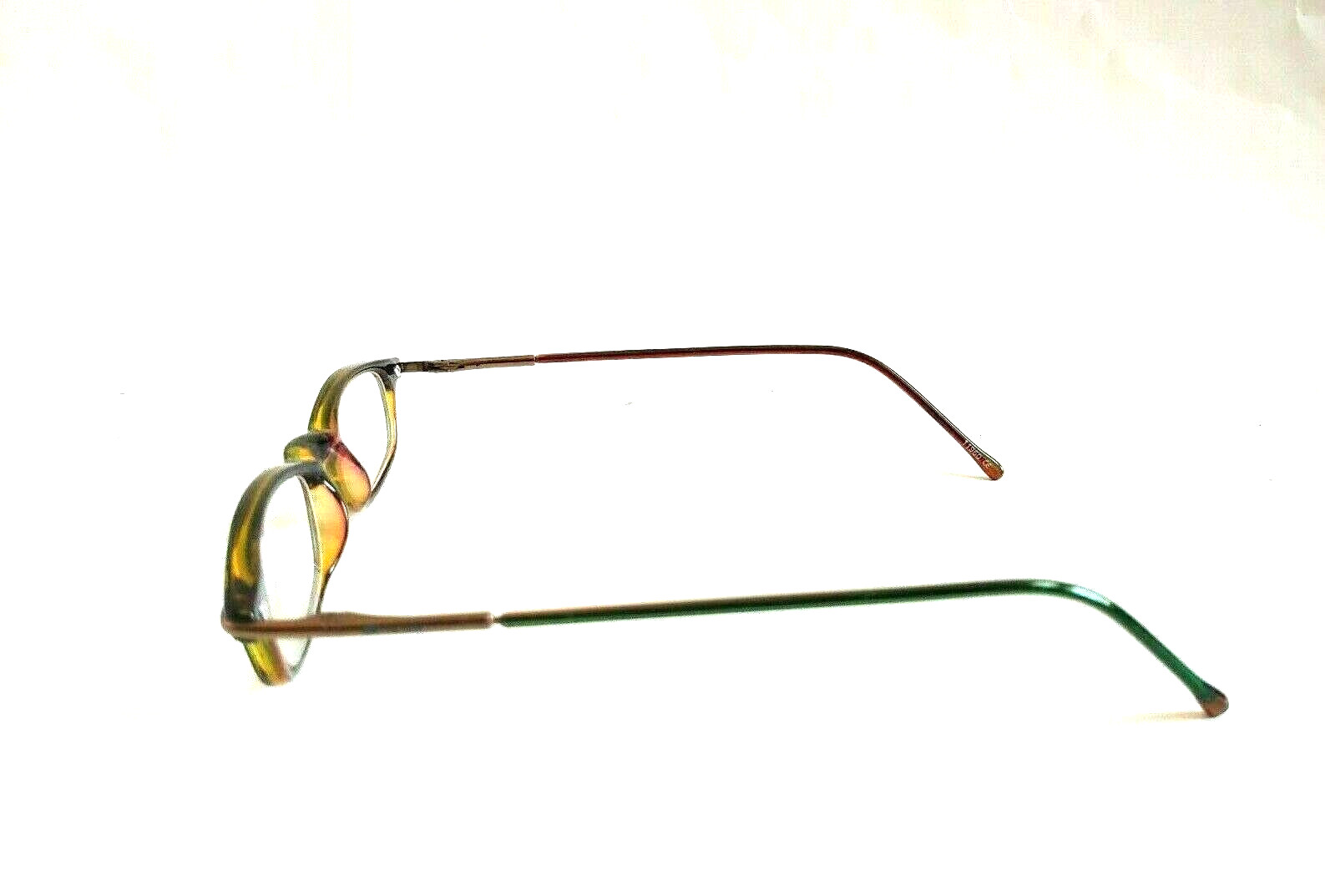 Vintage 90’s Small Rectangle Half Frame Reading Glasses +2.50 (Black/Red)