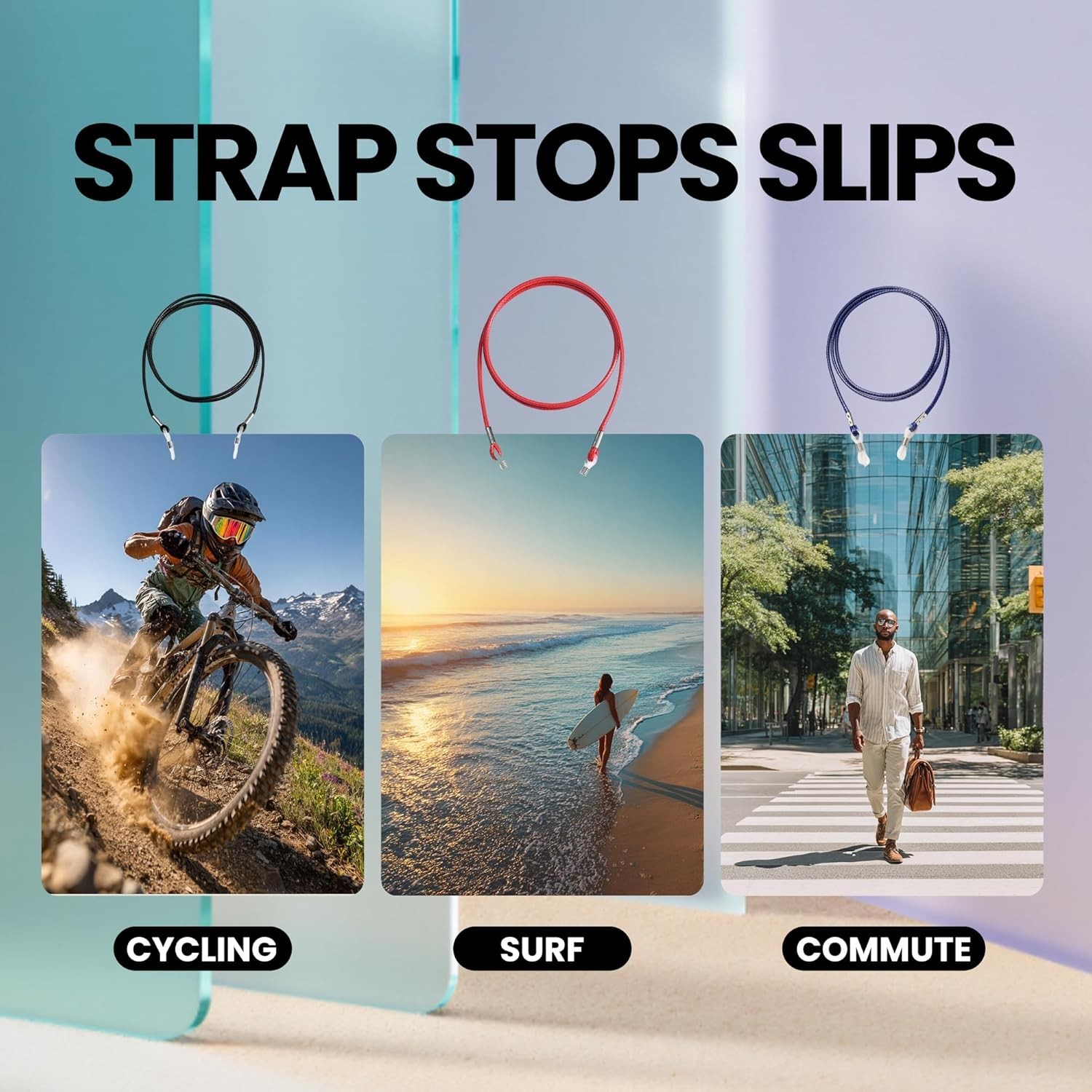 Multi-Shape Sun Protection Patches with Eyeglasses Holders – Travel Ready Kit