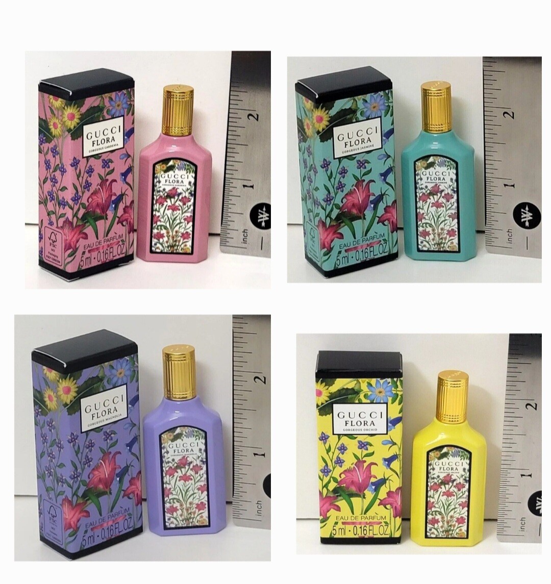 GUCCI FLORA GORGEOUS Gardenia, Jasmine, Magnolia, Orchid EDP 0.16oz (PICK SCENT)