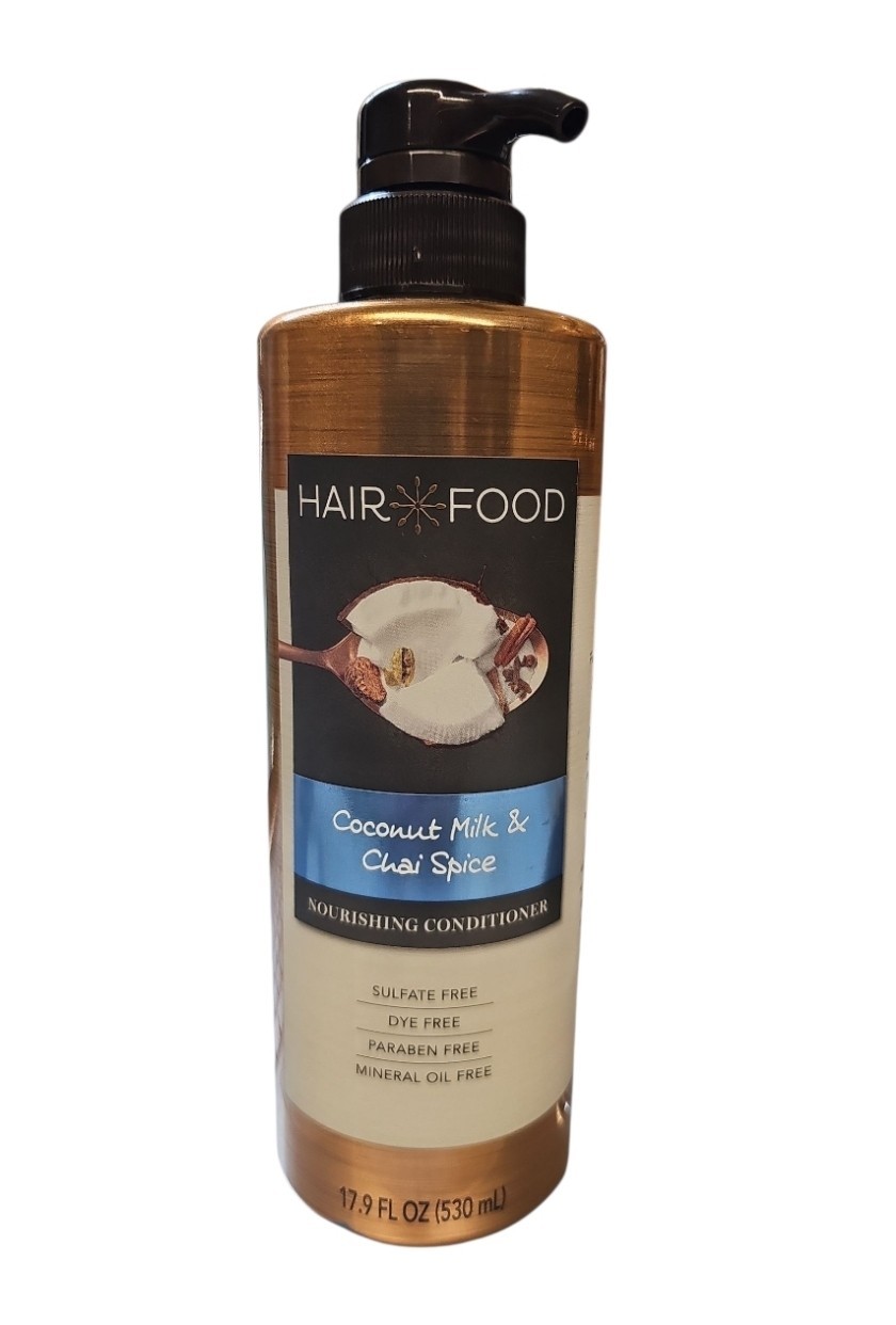 Hair Food Coconut Milk & Chai Spice Nourishing Conditioner 17.9 oz JUMBO Sz RARE