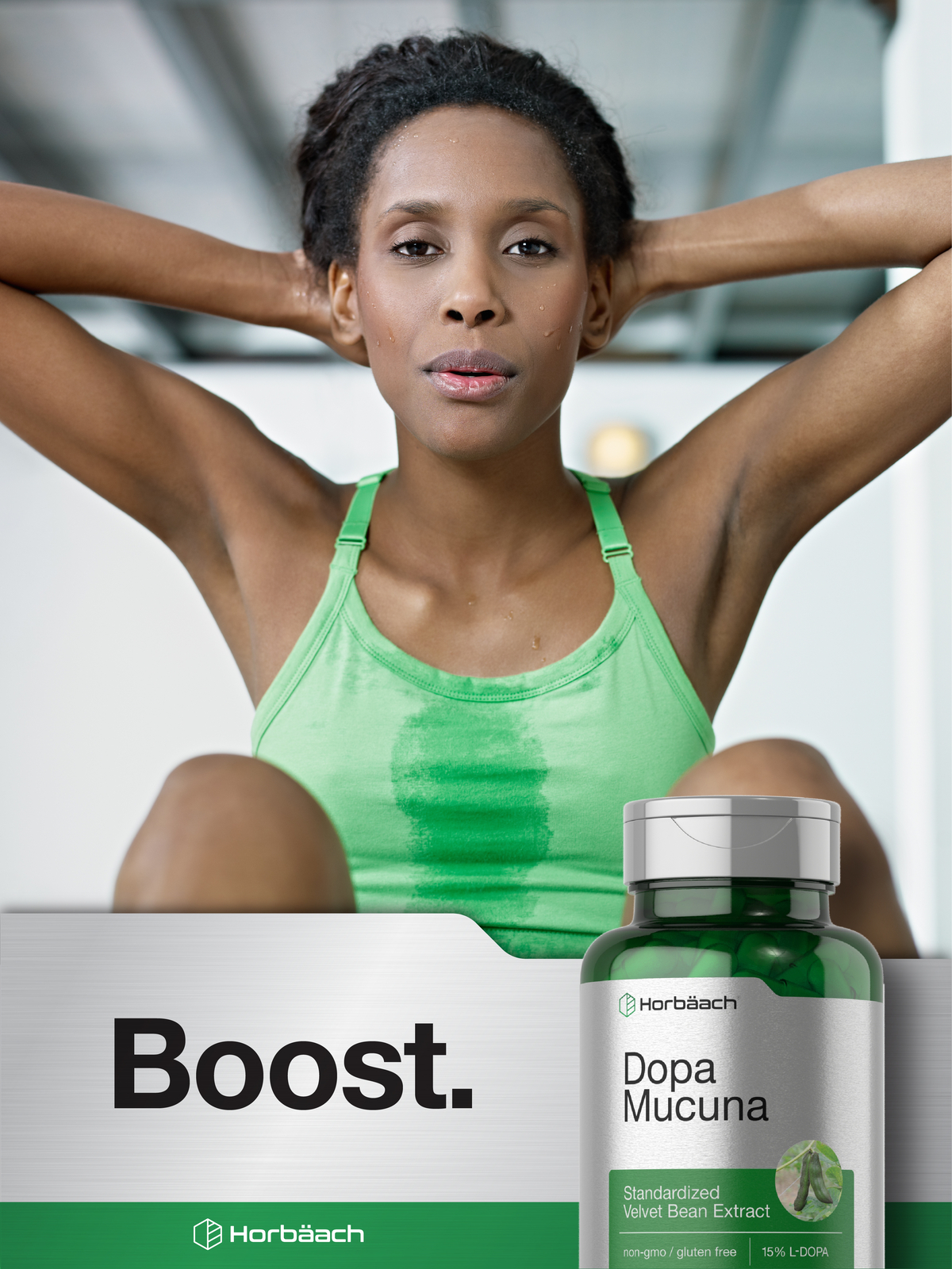 Dopa Mucuna | 120 Capsules | Non-GMO | by Horbaach