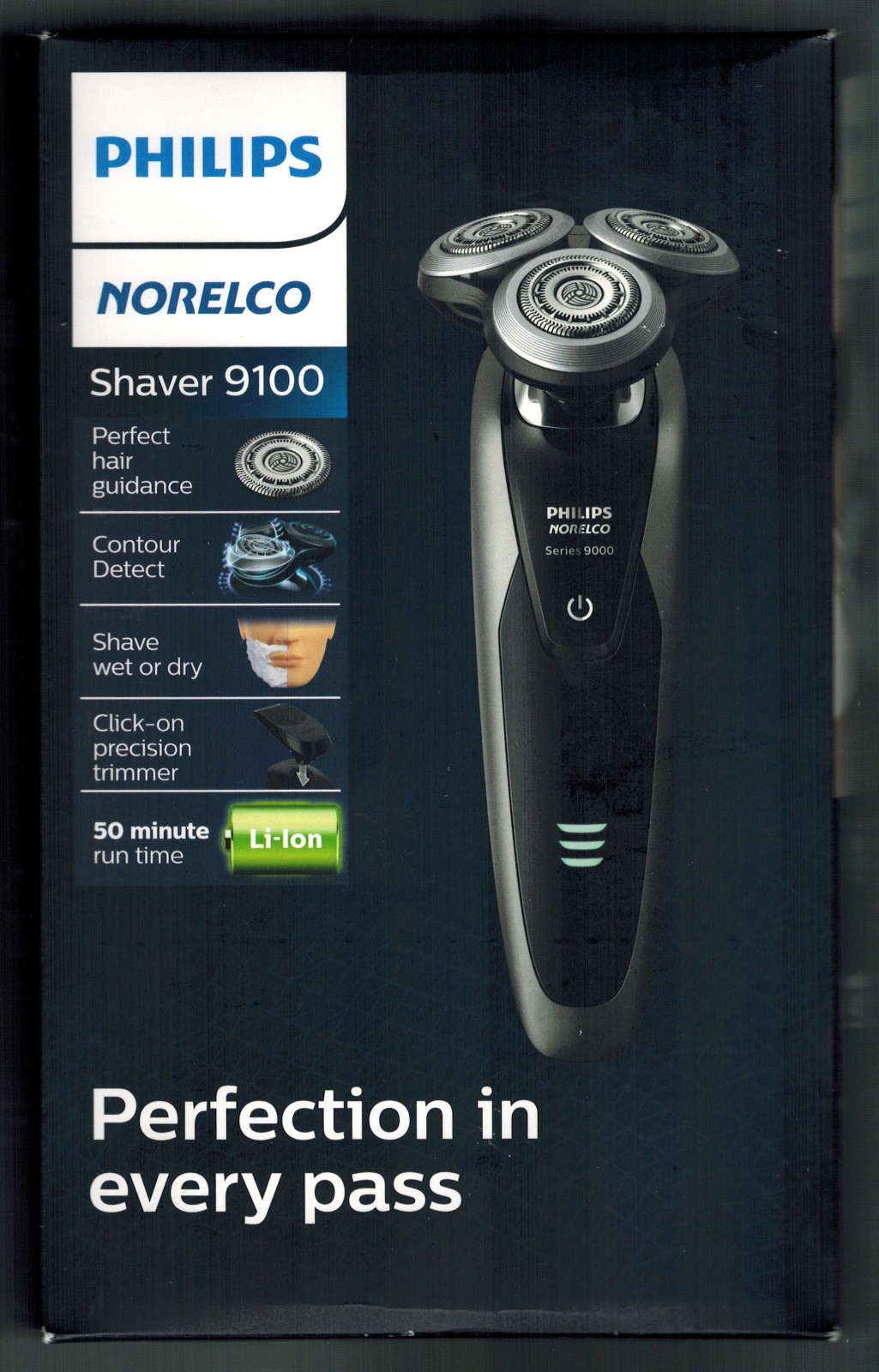 Philips NORELCO Series 9100 Electric Shaver S9161/83 FULL RETAIL BOX NETHERLANDS