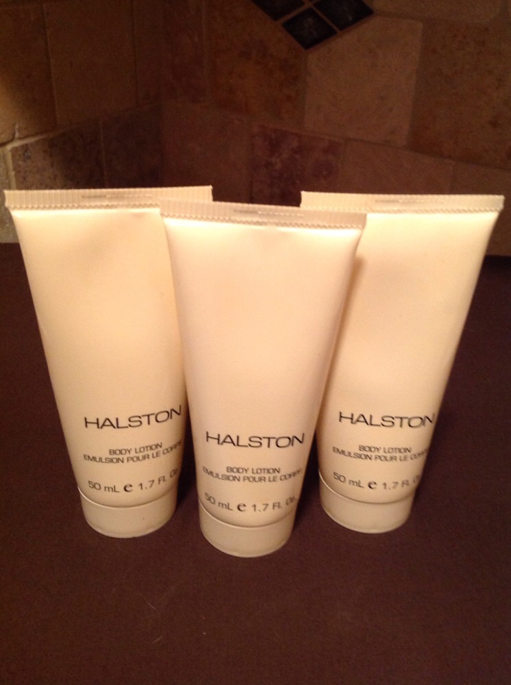 1-Lot of 3 / HALSTON Body Lotion 1.7 Fl oz