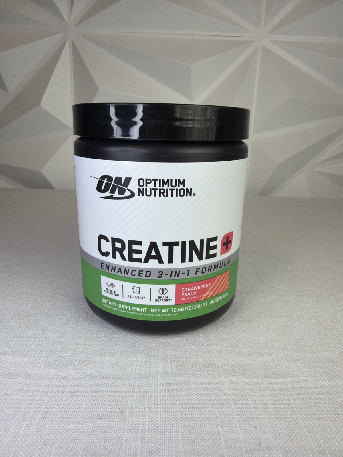 Creatine+, Strawberry Peach, 12.69 oz (360 g)
