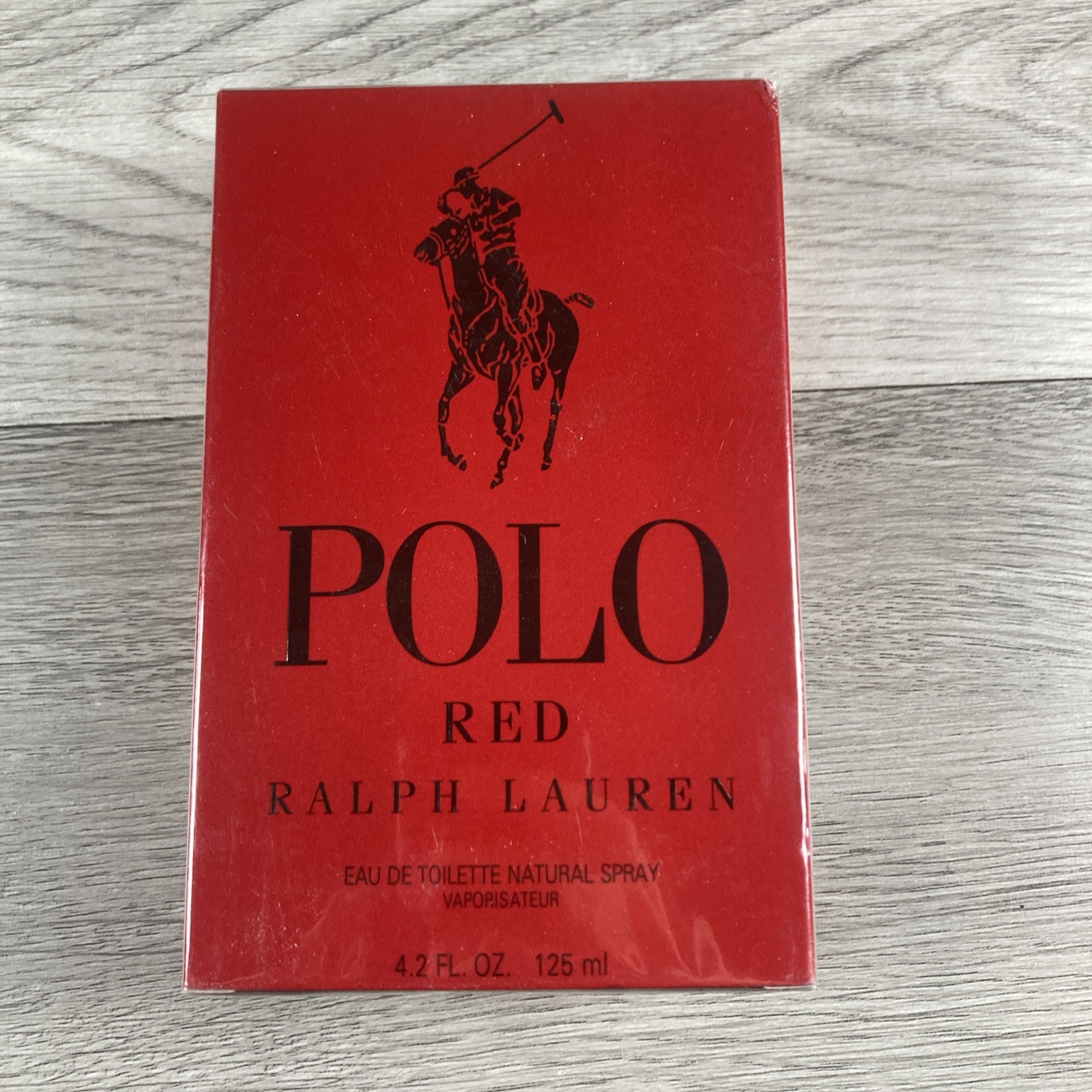 New And Sealed Polo Red by Ralph Lauren 4.2 oz EDT Cologne for Men