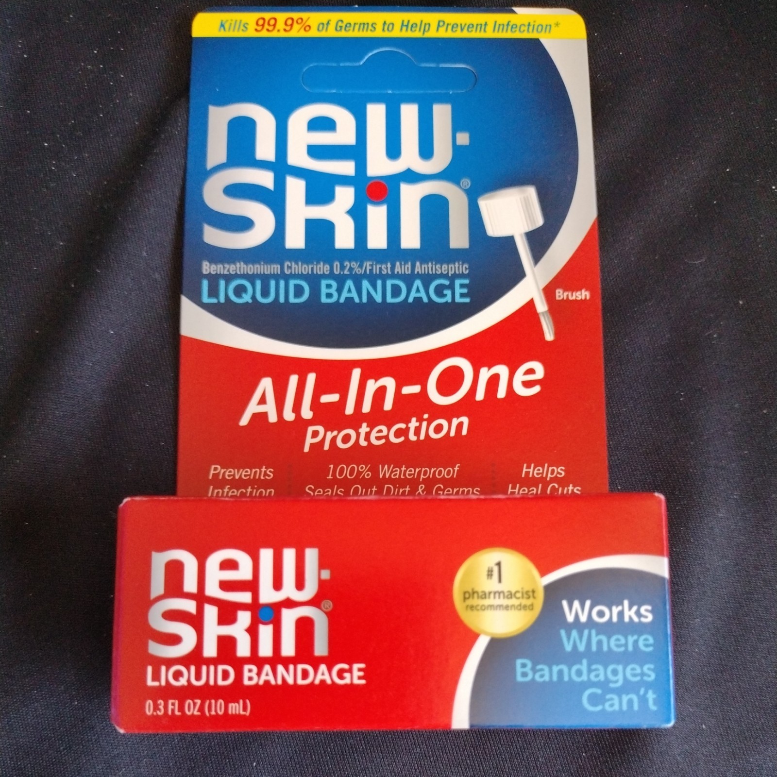 Liquid Bandage Waterproof for Cuts Scrapes 0.3 Ounce First Aid Wound Seal