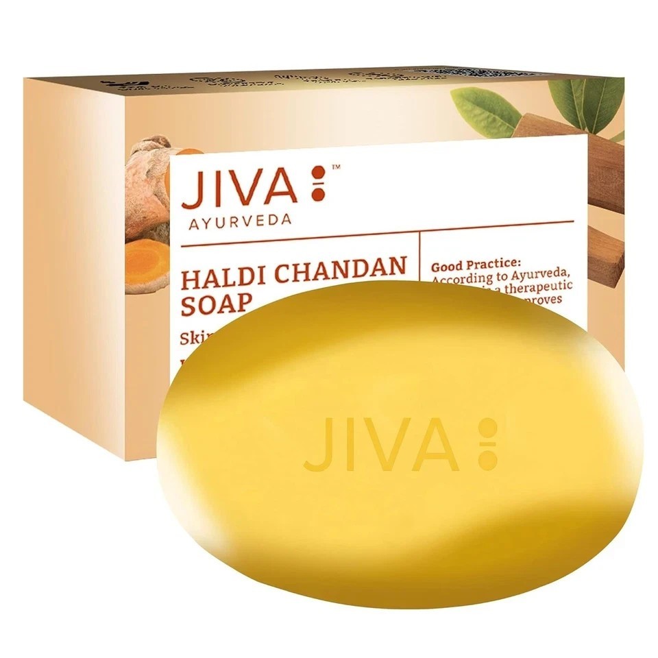 Haldi Chandan ( turmeric sandalwood ) Soap 75g | Skin Rejuvenating | (Pack of 4)