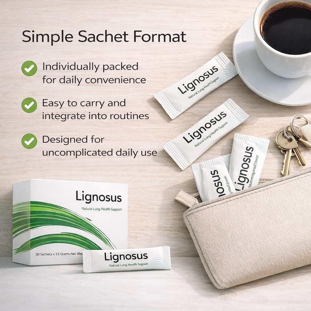 Lignosus Lung Support, Natural Respiratory Health Supplement with Organic Tig…