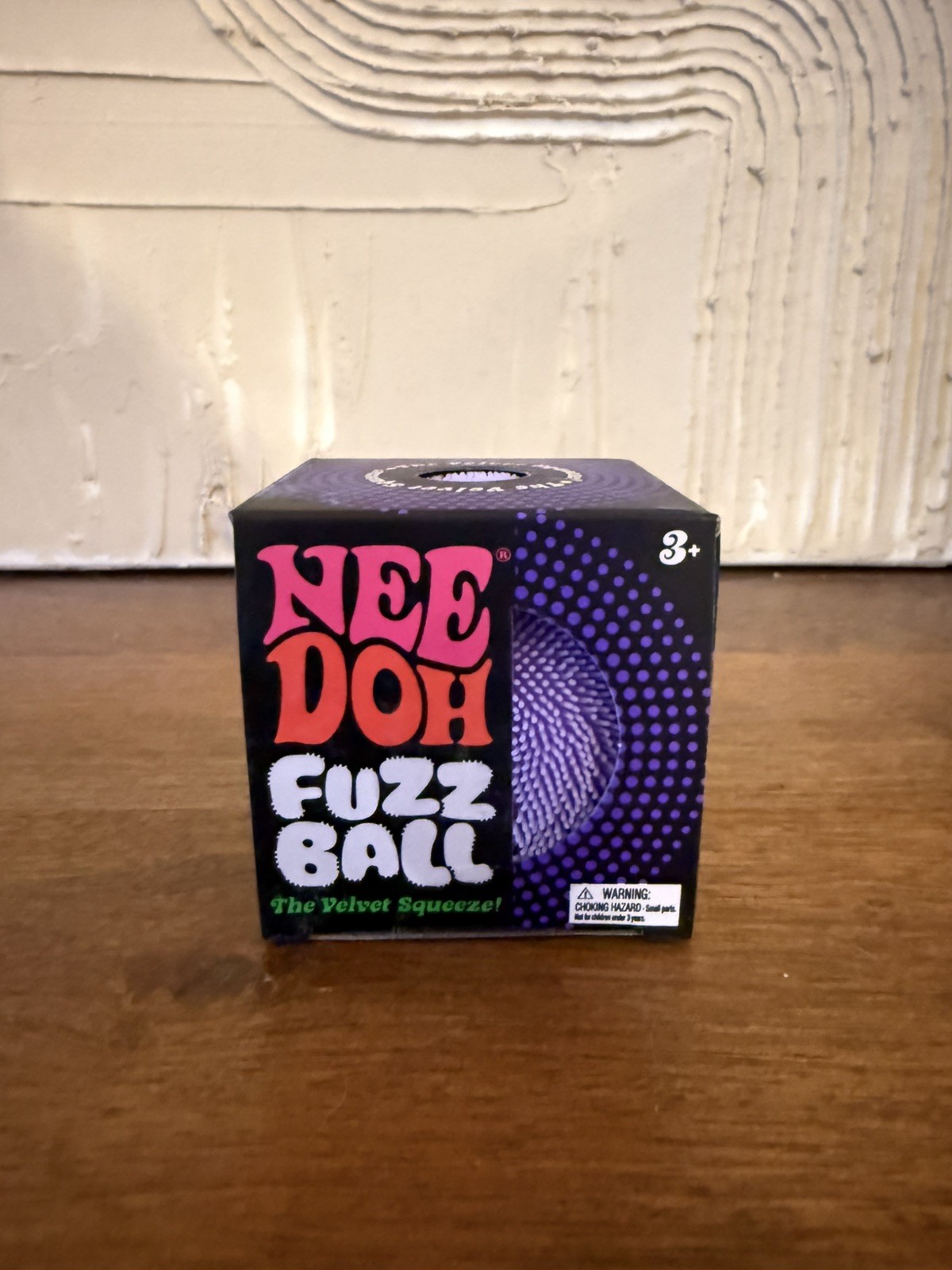 Set Of 4 Nee Doh Fuzz Ball Soft Squeeze Ball Sensory Toy, Age 3+ Needoh