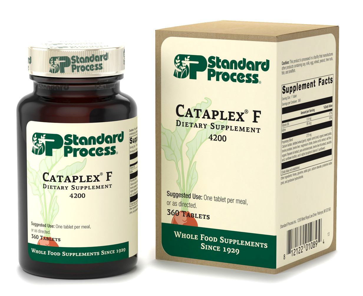 Standard Process Cataplex F 360 Tabs | Vitamin B6, Iodine | Expired 6/14/24