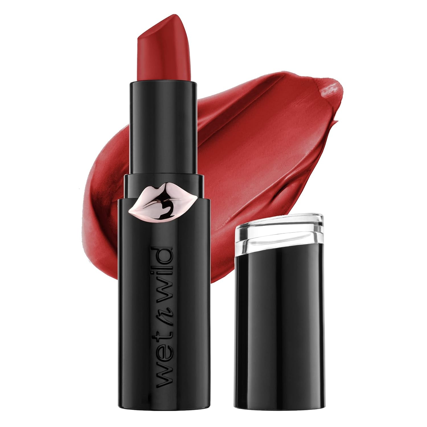 wet n wild Mega Last Matte Lip Color Stoplight Red Hyaluronic Acid Vegan