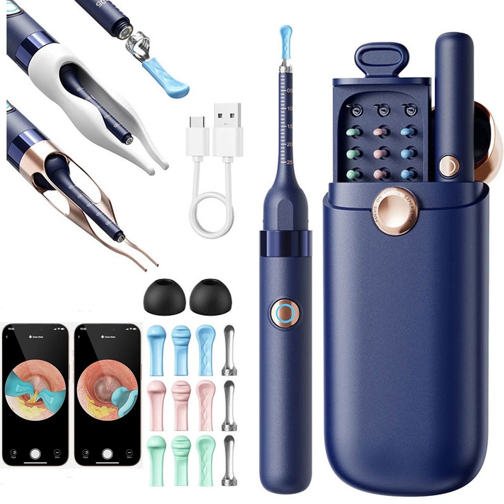 NEW Upgraded Smart Visual Ear Wax Cleaner with Camera 800W HD Endoscope