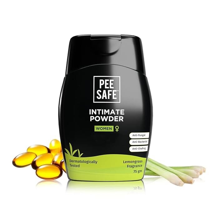 Pee Safe Intimate Powder For Women | Fights Bacterial Infections | Prevents Chaf
