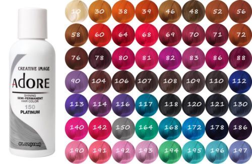 Adore Semi Permanent Hair Dye Color 118mL – 2 Pack Pick Your Color