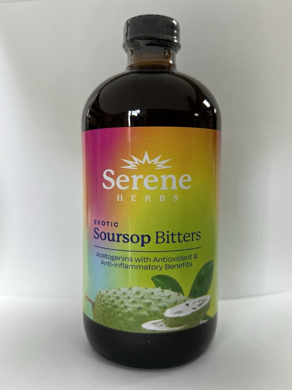 Serene Herbs Exotic Soursop Bitters 16oz Acetogenins w/ Antioxidant & Anti-Infla