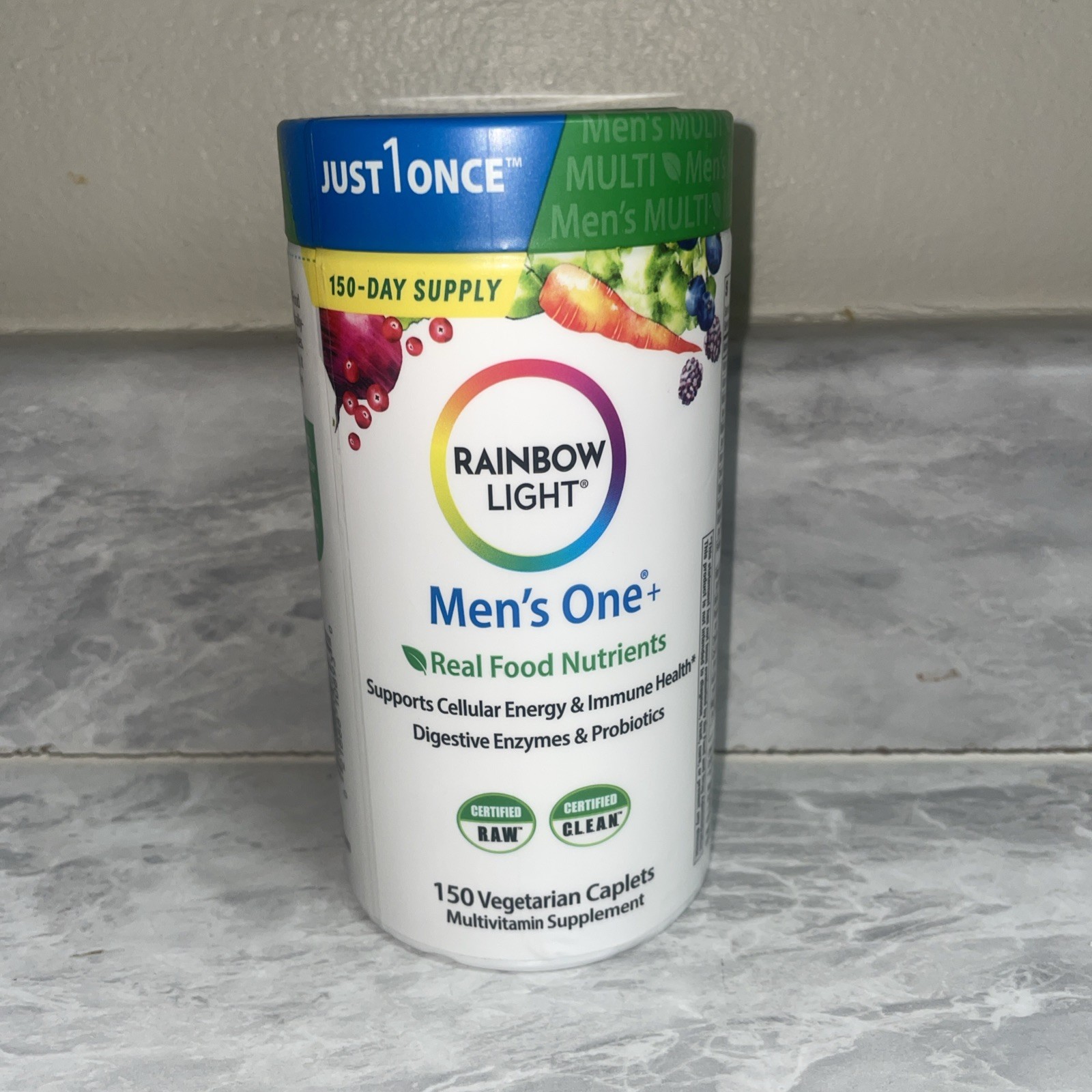 Rainbow Light Men’s One Multivitamin Tablet – 150 Count Exp 12/27