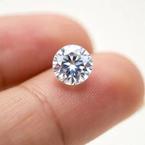 Lab-Grown 2.00 Ct CVD Diamond 8.19 mm Round D, VVS1 Clarity, Certified Diamond