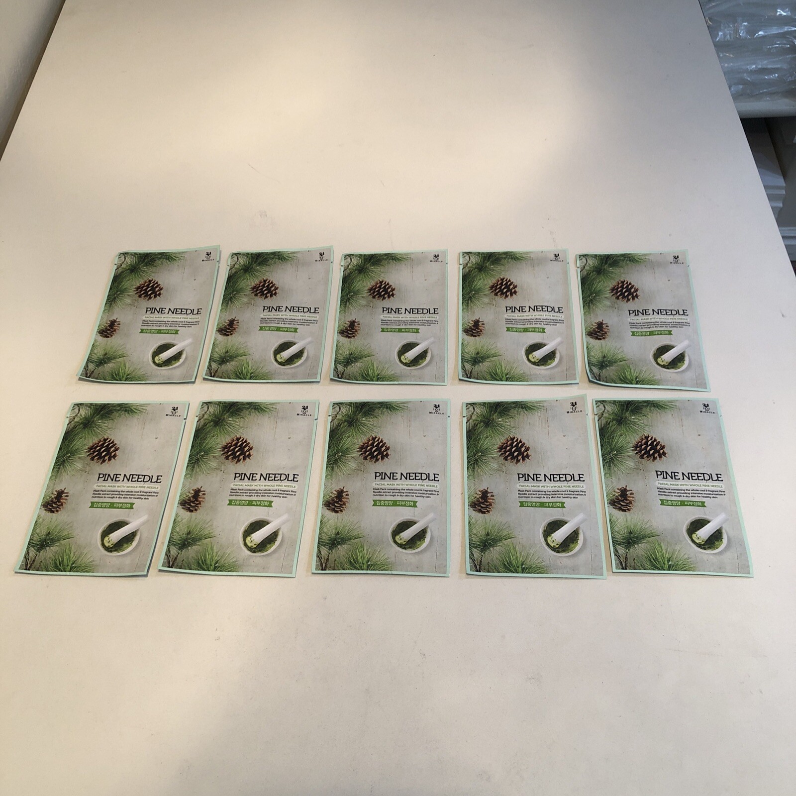 24M Miracle Facial Mask With Whole Pine Needle 10-Pack