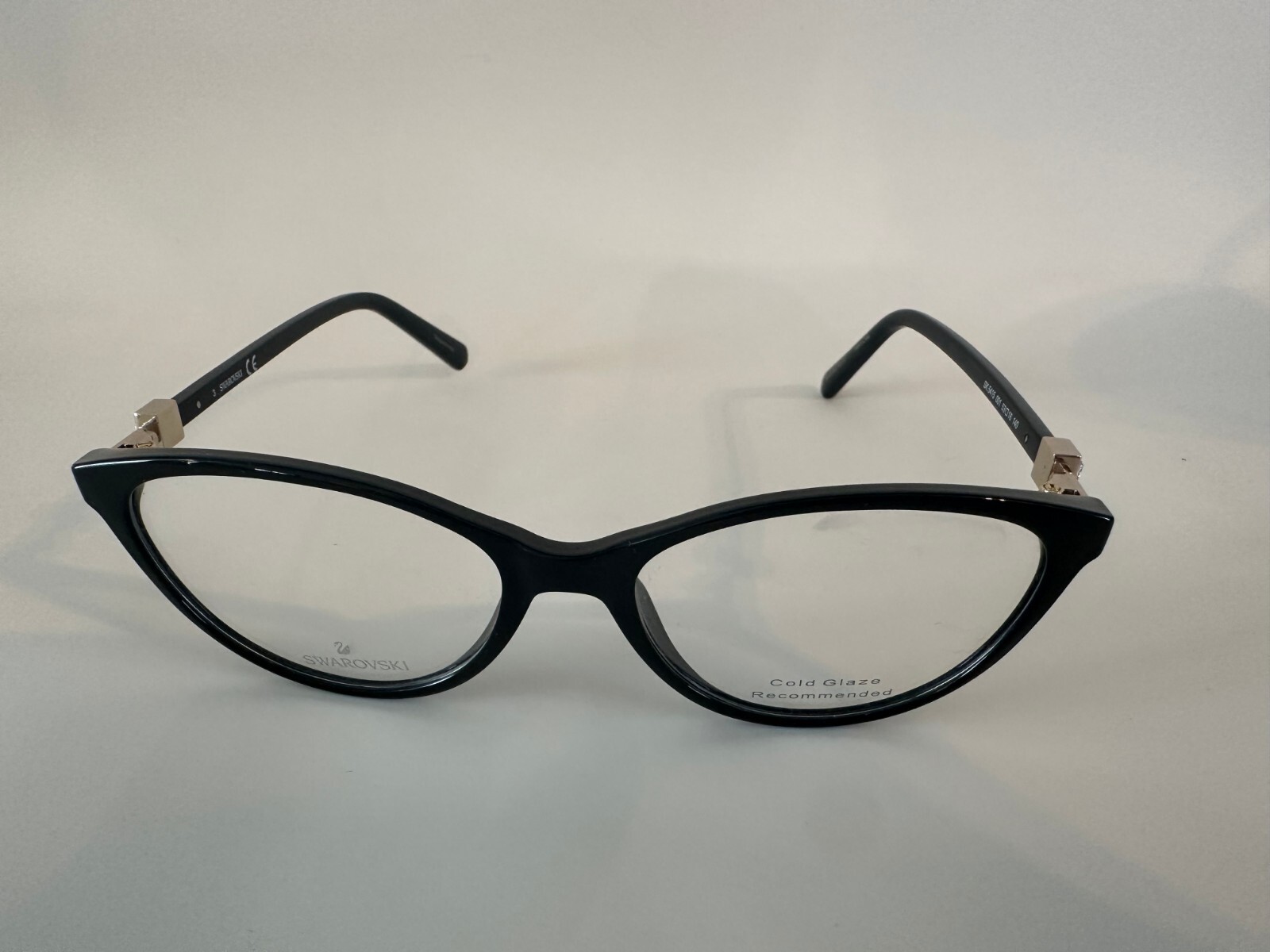 Swarovki SK5415 Eyeglass 001/Black 53-16-140 BRAND NEW