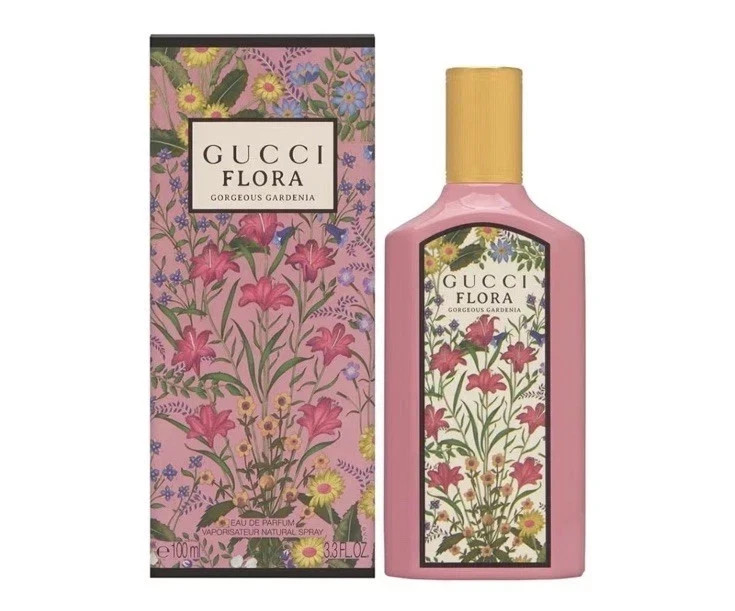 Gucci Flora Gorgeous Gardenia Parfum 3.4oz 100ml Women Fragrance New Sealed Box
