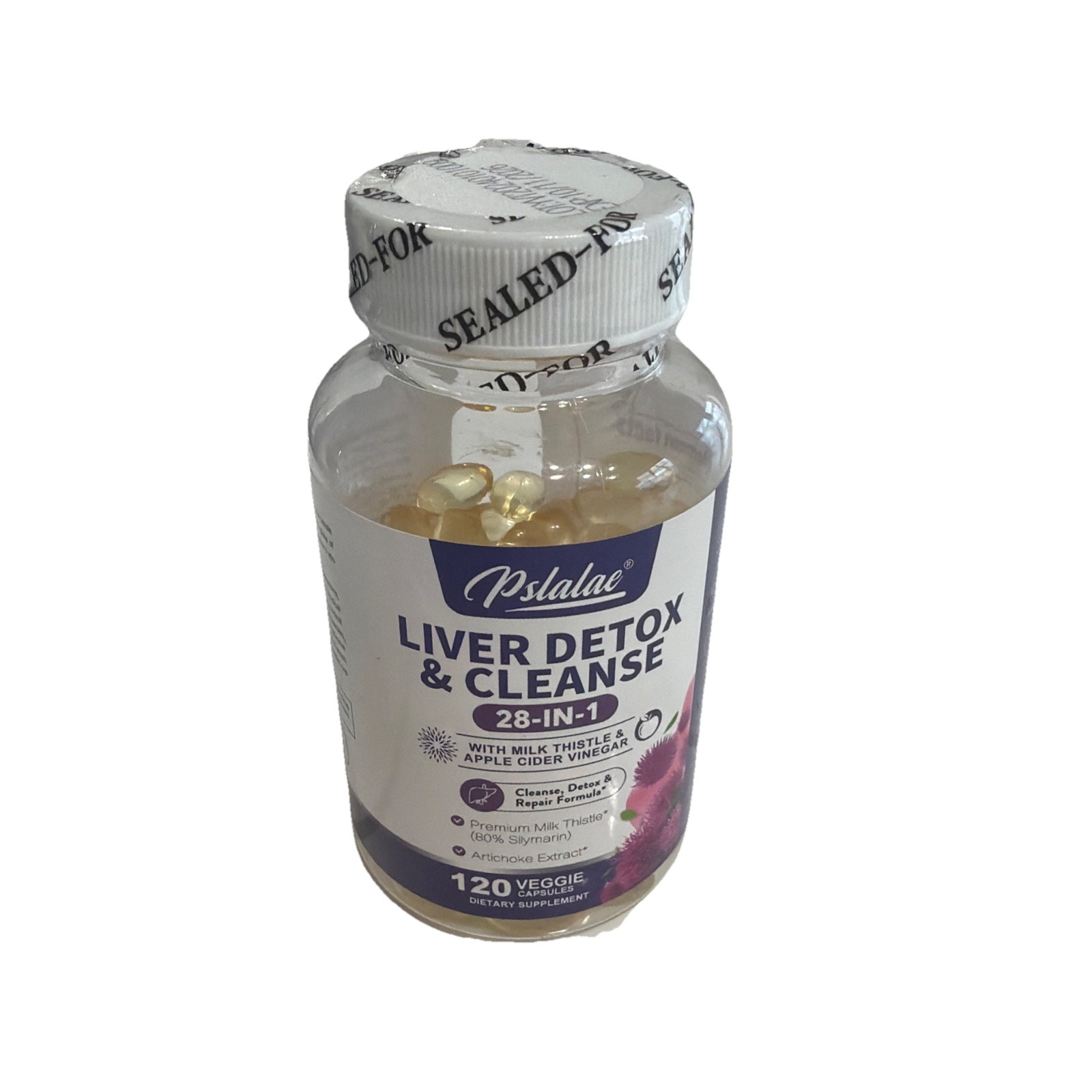 28-In-1 Liver Detox & Cleanse – Liver Support Supplements – with Milk Thistle