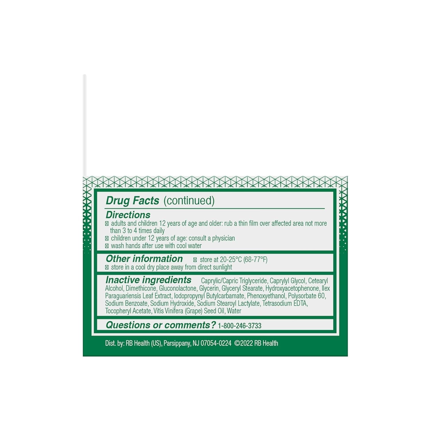 Menthol Cooling Cream 3oz Topical Muscle Joint Back Relief