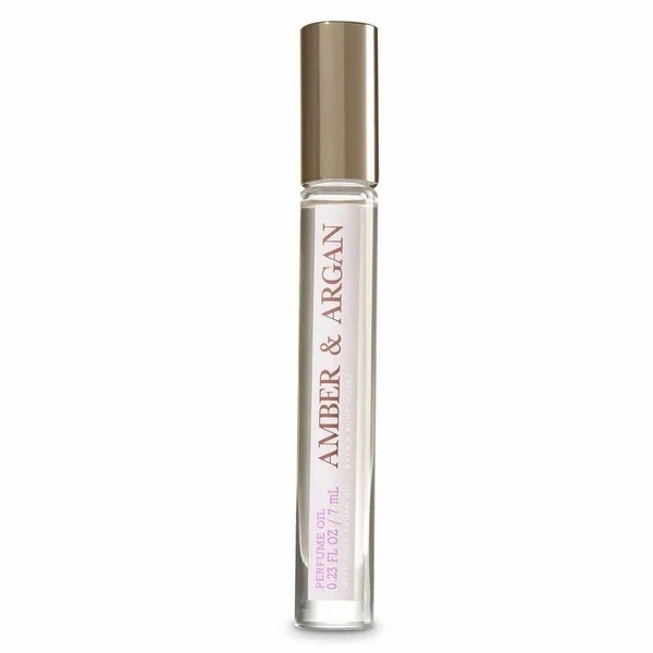 1 Bath & Body Works Amber & Argan Perfume Oil Rollerball 0.23 FL OZ / 7 mL
