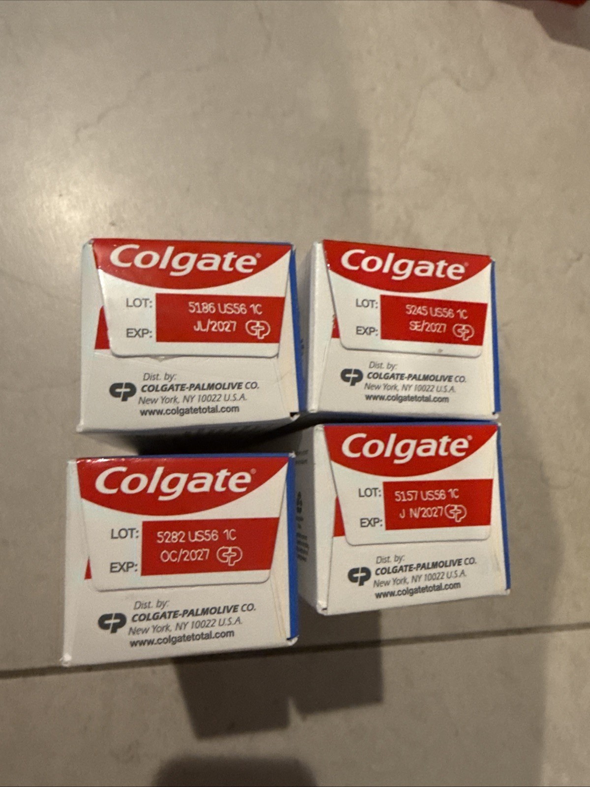 Colgate Total Whitening Toothpaste, 10 Benefits, 5.1 oz, Freshens Breath