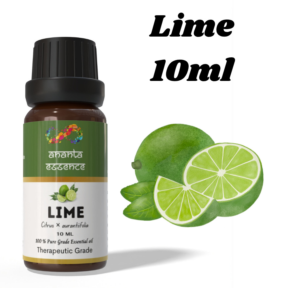 Ananta Lime Essential Oil 10ml Pure Natural Aromatherapy Diffuser Oil