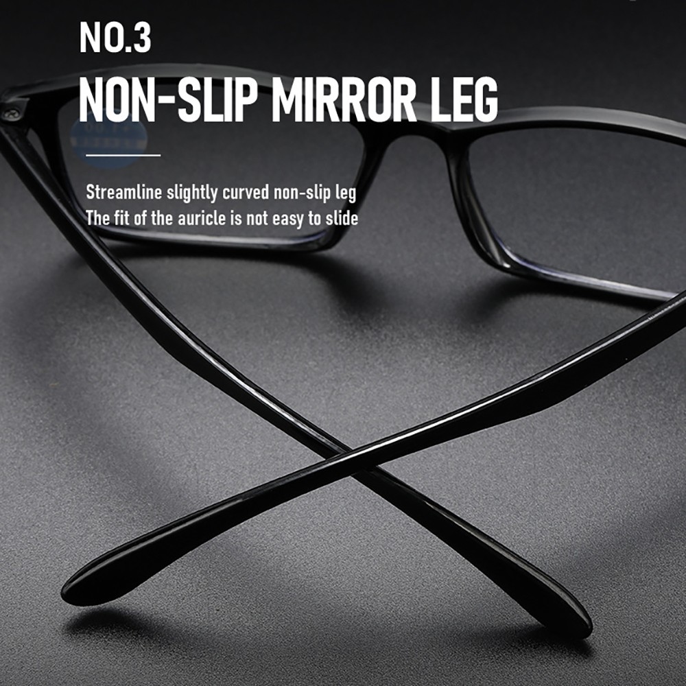 Lightweight Reading Glasses Anti Blue Light Eyewear Rectangular Computer Readers