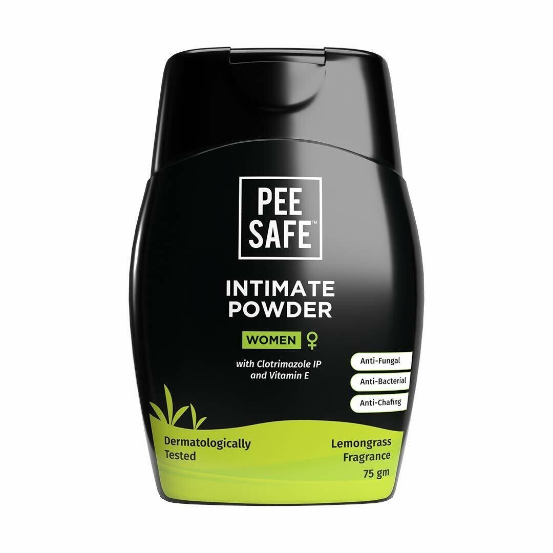 Pee Safe Intimate Powder for Anti Bacterial/Anti Fungal/Anti Chafing 75 gm
