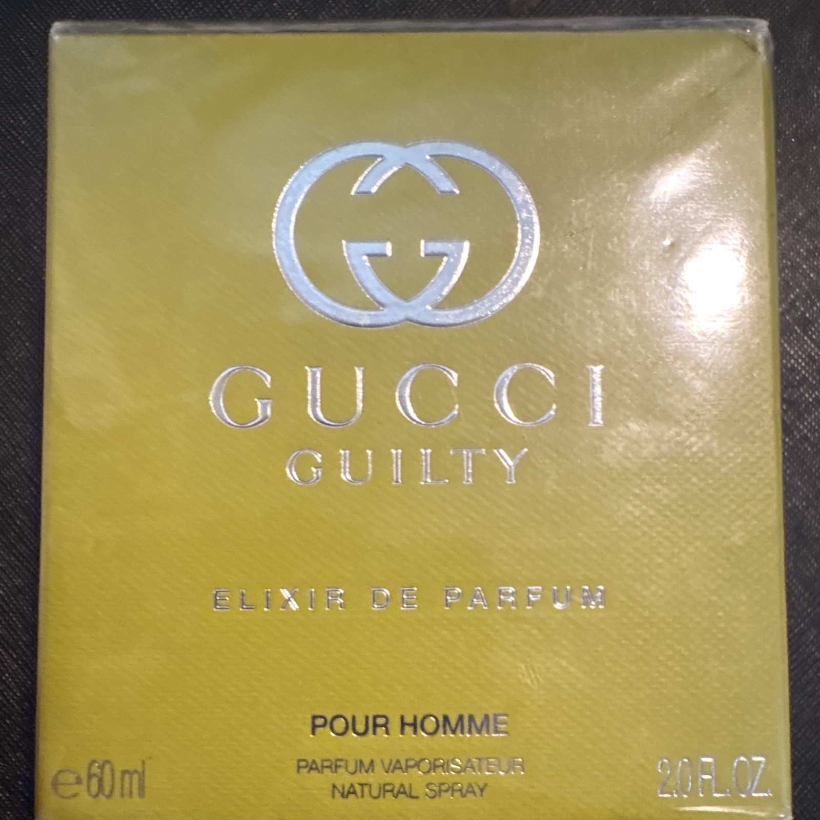 Gucci Guilty Elixir de Parfum for Men 2.0 fl. oz. 60ml Pour Home Cologne