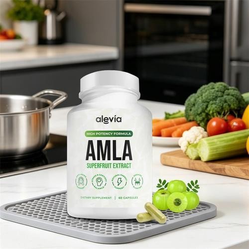 Organic Amla Capsules 1000mg – Indian Gooseberry Amla Fruit Supplement