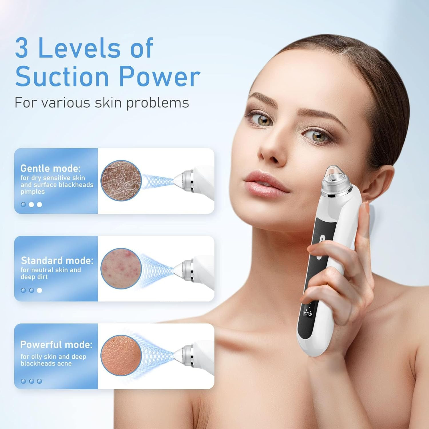 Blackhead Remover Vacuum, USB Interface Type Pore Vacuum, Black Head Extractions
