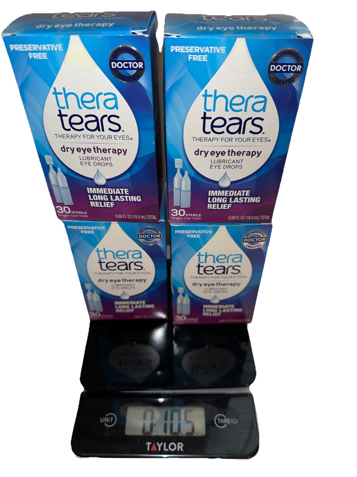 Lot Of 4 Thera Tears Singles – Immediate Long Lasting Exp 12/23