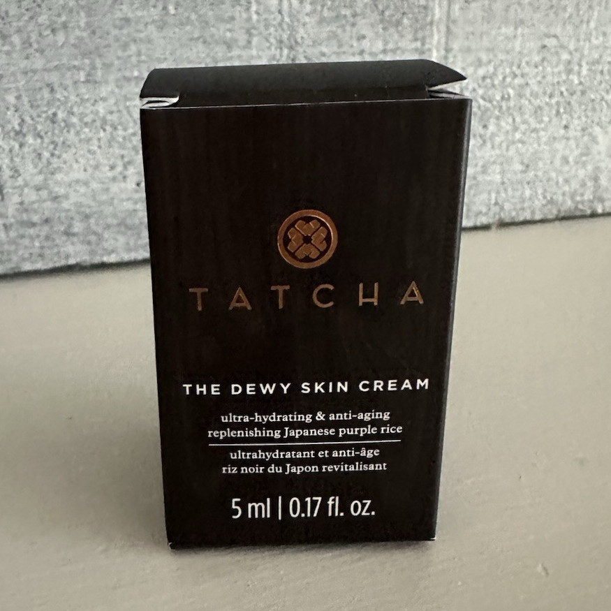 TATCHA The Dewy Skin Cream Face Moisturizer Mini 0.17 fl oz All Skin Types
