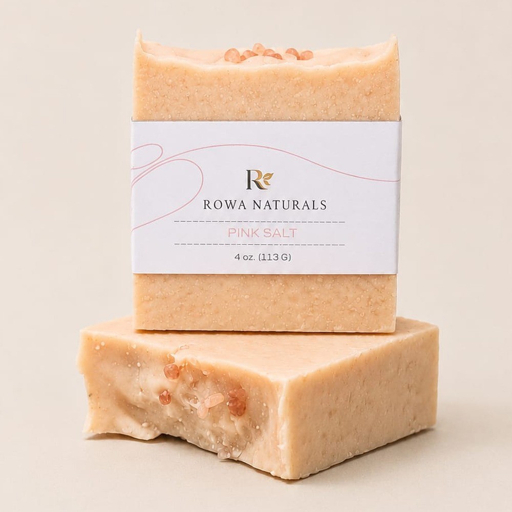 Himalayan Pink Salt Soap Handmade Soap For Sensitive Skin Natural Soap