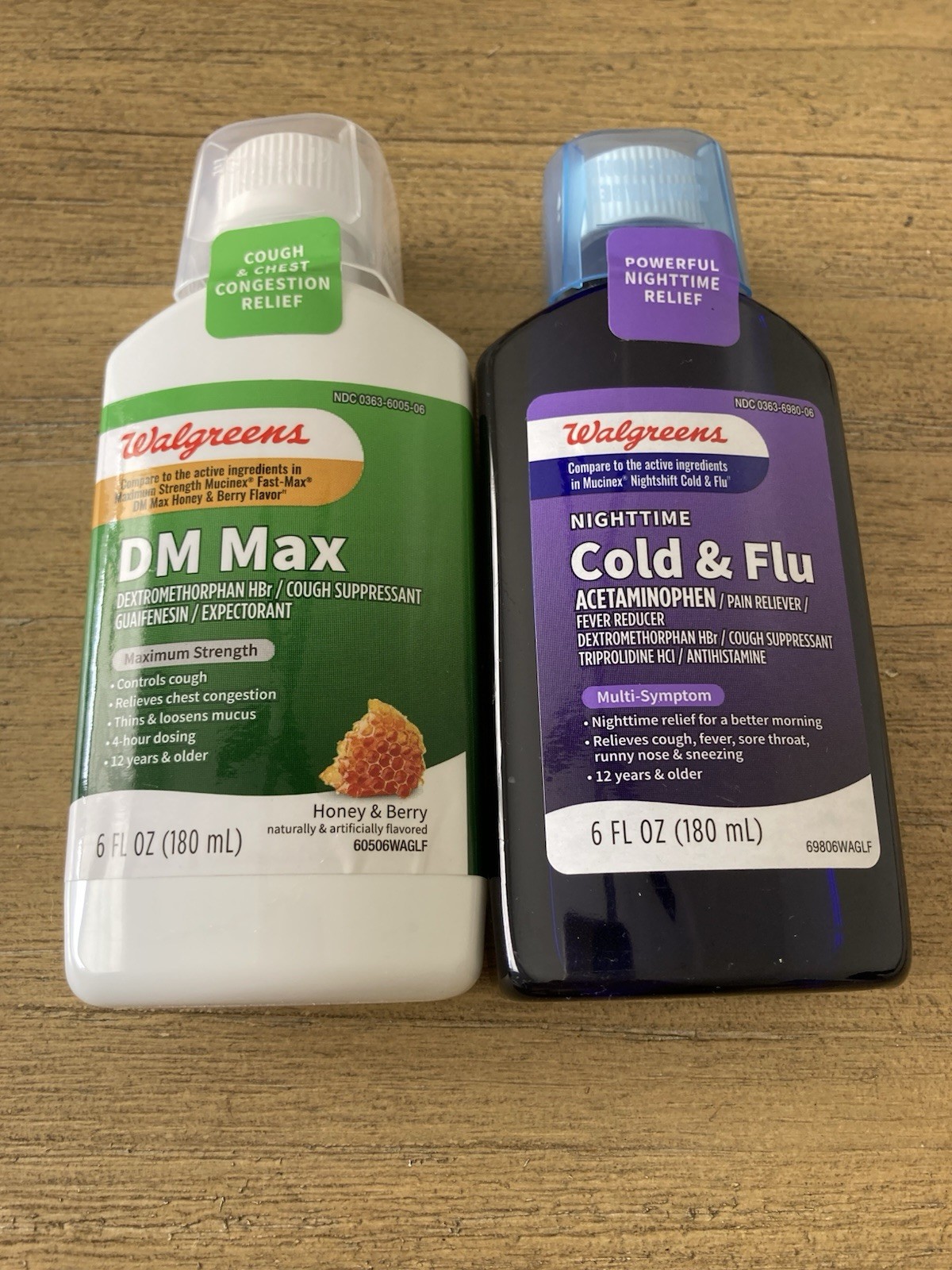 2 Packs Of DM MAX DEXTROMETHOPHAN HBr/COUGH SUPPRESSANT GUAIFESIN/EXPECTORANT PM