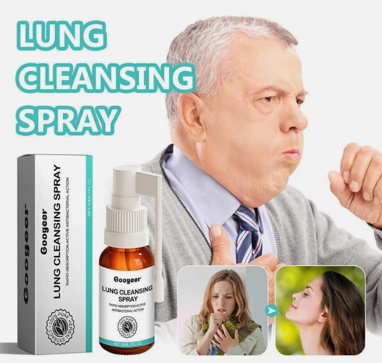 New Lung Cleansing Spray Googeer Medilisk Herbal Lung Body Cleansing Spray