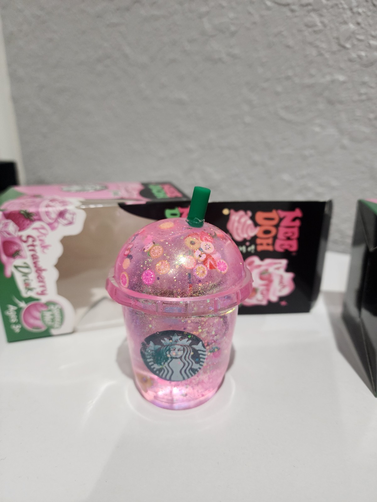 Pink Drink Starbucks Sugar Squishy Toy New In Box Limited Edition