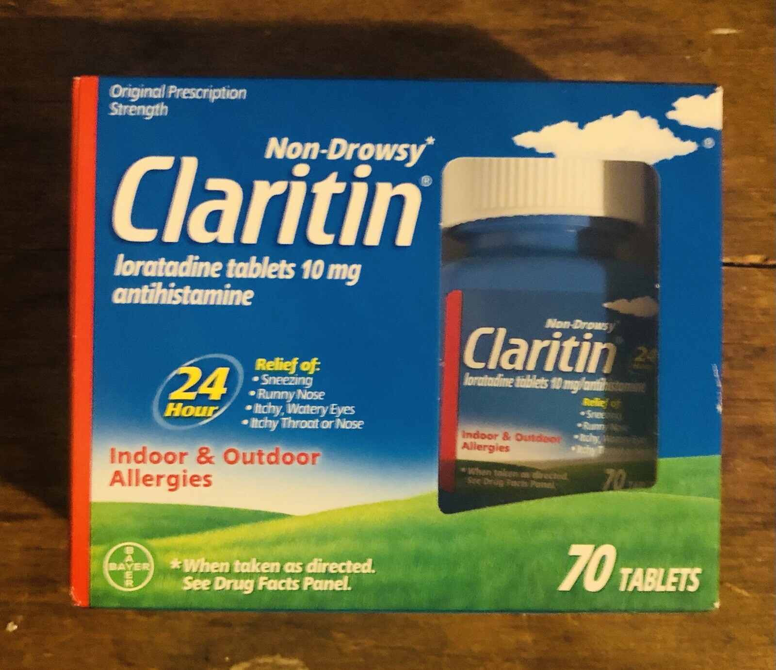Claritin 24hr Non-drowsy Allergy Medicine Tablets 10mg 70 Count EXP 03/2027 NEW