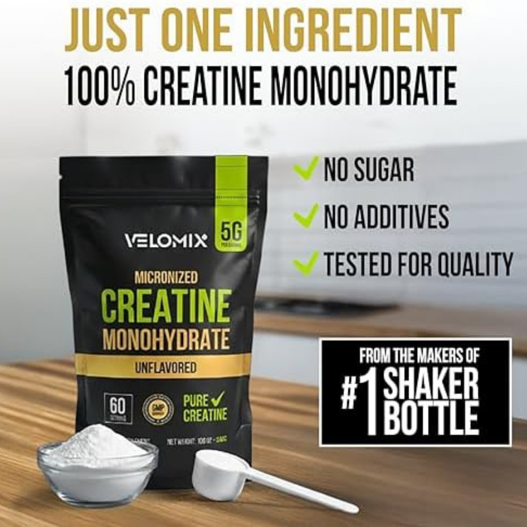 Micronized Creatine Monohydrate Powder – 100% Pure Creatine Powder Unflavored