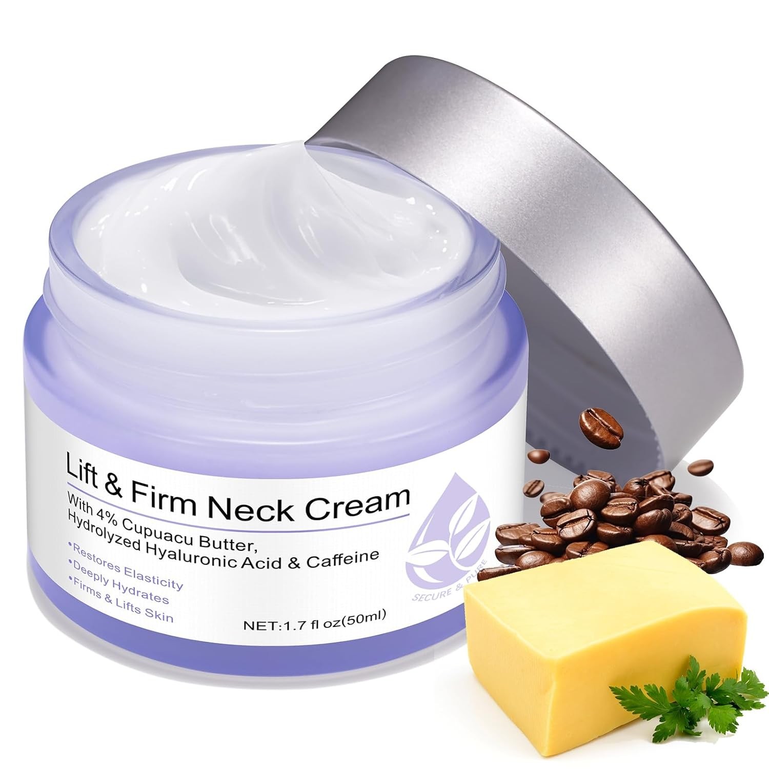 Go New Pure Beauty Tighten & Lift Neck Firming Cream – Anti-Aging Neck Creams fo