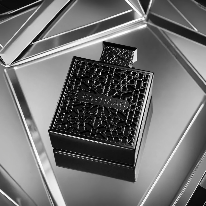 Rayhaan Obsidian – Woody, Spicy, Amber, Masculine – Eau de Parfum,3.4oz.